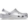 imageCrocs Kids Classic Glitter ClogSilver Metallic