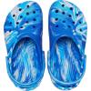imageCrocs Kids Classic Marbled TieDye ClogBlue BoltMulti