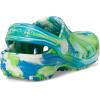 imageCrocs Kids Classic Marbled TieDye ClogPrep BlueMulti Glow in the Dark