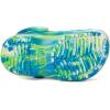 imageCrocs Kids Classic Marbled TieDye ClogPrep BlueMulti Glow in the Dark