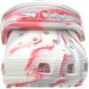imageCrocs Kids Classic Marbled TieDye ClogWhiteFlame