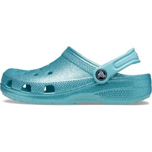 imageCrocs Kids Classic Glitter ClogPure WaterMermaid