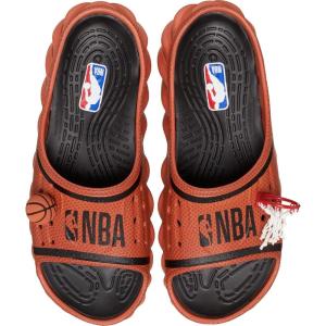 imageCrocs UnisexAdult NBA Echo Slide SandalOrange