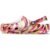 imageCrocs Unisex Adult Classic Marbled TieDye ClogsElectric PinkMulti