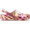imageCrocs Unisex Adult Classic Marbled TieDye ClogsElectric PinkMulti