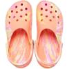 imageCrocs Unisex Adult Classic Marbled TieDye ClogsPapayaMulti