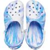 imageCrocs Unisex Adult Classic Marbled TieDye ClogsWhiteOxygen