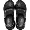 imageCrocs UnisexAdult Classic Mega Crush Sandal  Platform SandalsBlack