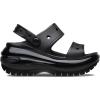 imageCrocs UnisexAdult Classic Mega Crush Sandal  Platform SandalsBlack