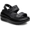 imageCrocs UnisexAdult Classic Mega Crush Sandal  Platform SandalsBlack