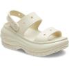 imageCrocs UnisexAdult Classic Mega Crush Sandal  Platform SandalsBone