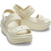 imageCrocs UnisexAdult Classic Mega Crush Sandal  Platform SandalsBone