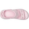 imageCrocs UnisexAdult Classic Mega Crush Sandal  Platform SandalsHydrangea