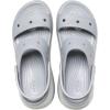 imageCrocs UnisexAdult Classic Mega Crush Sandal  Platform SandalsLight Grey