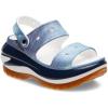 imageCrocs UnisexAdult Classic Mega Crush Sandal  Platform SandalsWhiteMulti Denim