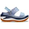 imageCrocs UnisexAdult Classic Mega Crush Sandal  Platform SandalsWhiteMulti Denim