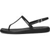 imageCrocs Womens Miami Thong Sandal FlatBlack Studs