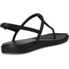 imageCrocs Womens Miami Thong Sandal FlatBlack Studs