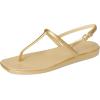 imageCrocs Womens Miami Thong Sandal FlatMetallic Gold