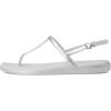 imageCrocs Womens Miami Thong Sandal FlatSilver