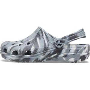 imageCrocs Unisex Adult Classic Marbled TieDye ClogsLight GreyMulti