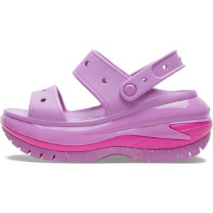 imageCrocs UnisexAdult Classic Mega Crush Sandal  Platform SandalsBubble