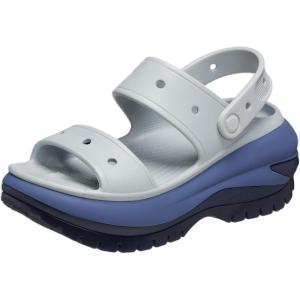 imageCrocs UnisexAdult Classic Mega Crush Sandal  Platform SandalsMirageMulti