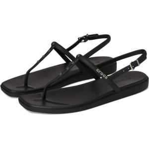 imageCrocs Womens Miami Thong Sandal FlatBlack Studs