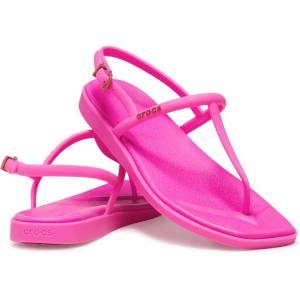 imageCrocs Womens Miami Thong Sandal FlatPink Crush