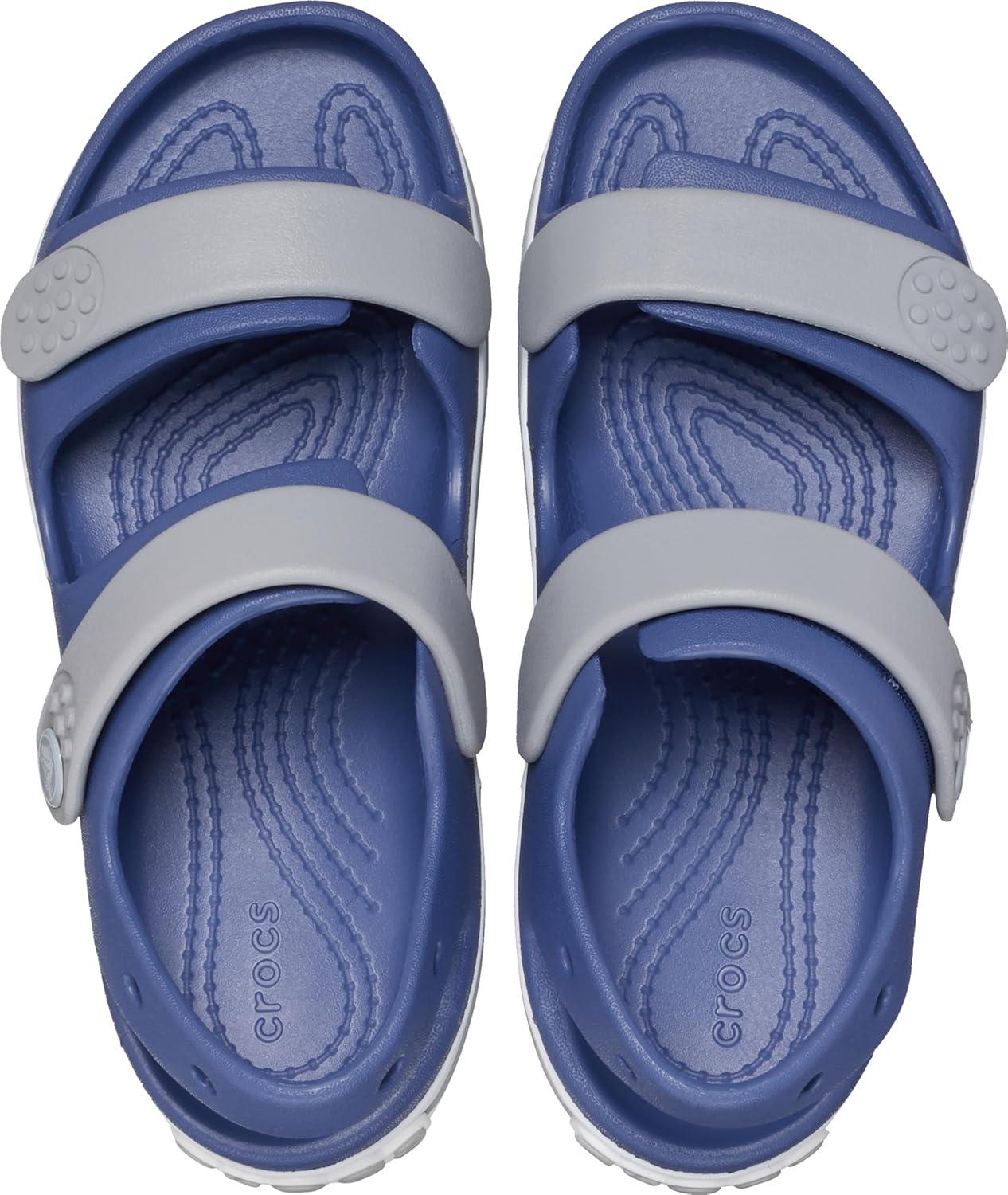 imageCrocs Kids Crocband Cruiser SandalsBijou BlueLight Grey