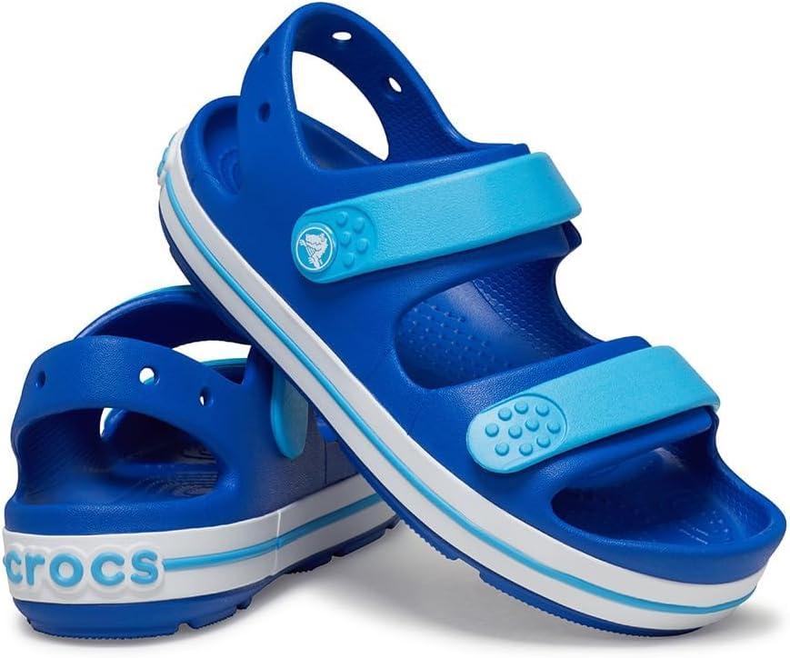 imageCrocs Kids Crocband Cruiser SandalsBlue Bolt Venetian Blue