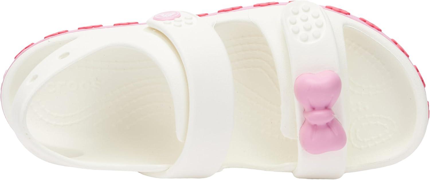 imageCrocs Kids Crocband Cruiser SandalsWhitePink Tweed