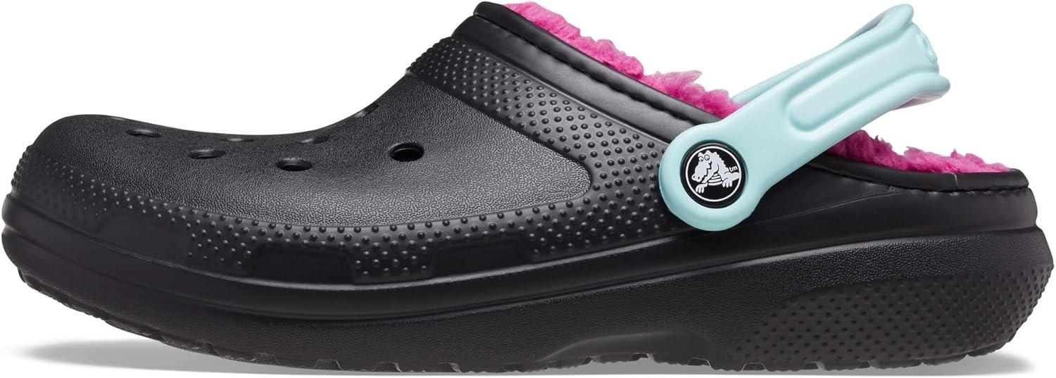 imageCrocs Unisex Adult Classic Lined ClogBlackPink Multi