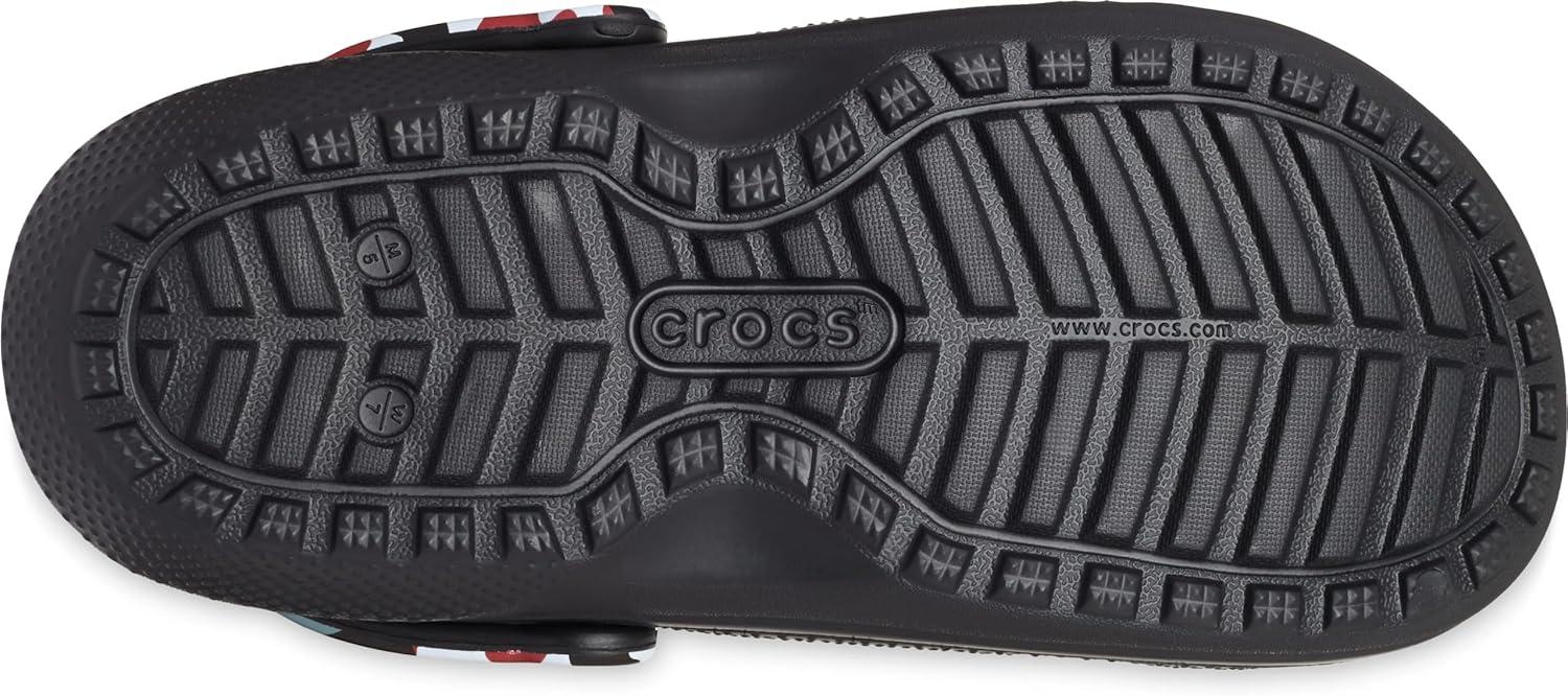 imageCrocs Unisex Adult Classic Lined ClogBlackRed