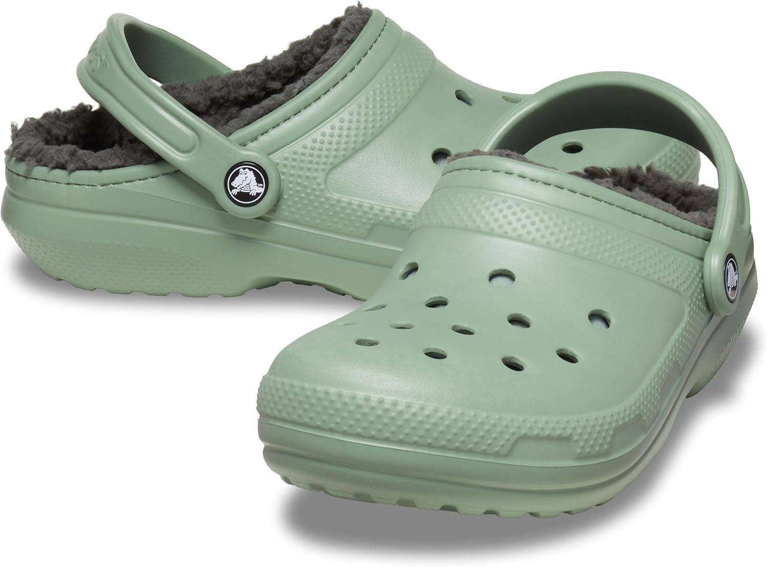 imageCrocs Unisex Adult Classic Lined ClogMossMulti