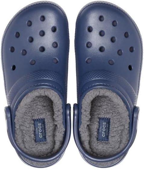 imageCrocs Unisex Adult Classic Lined ClogNavyCharcoal