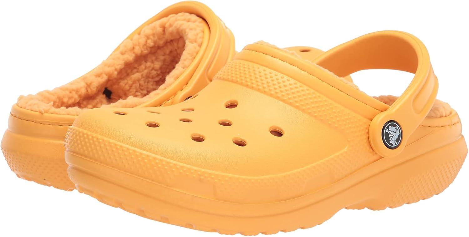 imageCrocs Unisex Adult Classic Lined ClogOrange Sorbet