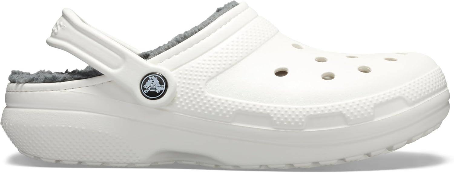 imageCrocs Unisex Adult Classic Lined ClogWhiteGrey