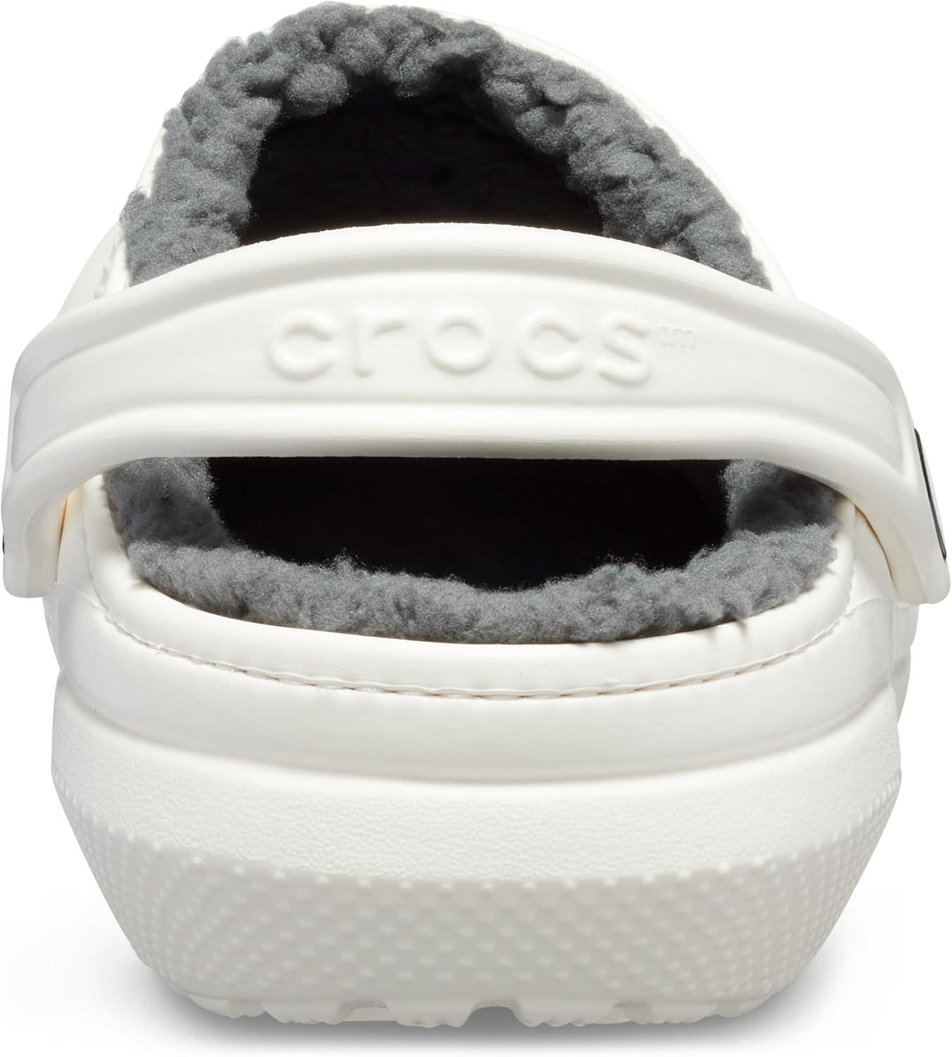 imageCrocs Unisex Adult Classic Lined ClogWhiteGrey