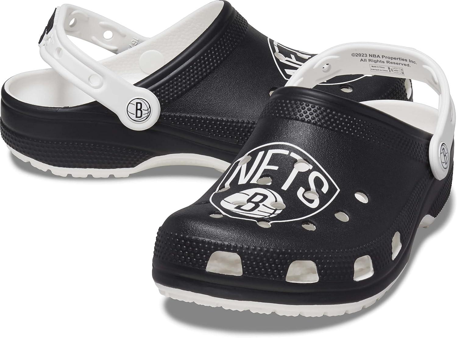 imageCrocs UnisexAdult Classic Collegiate ClogsBrooklyn Nets