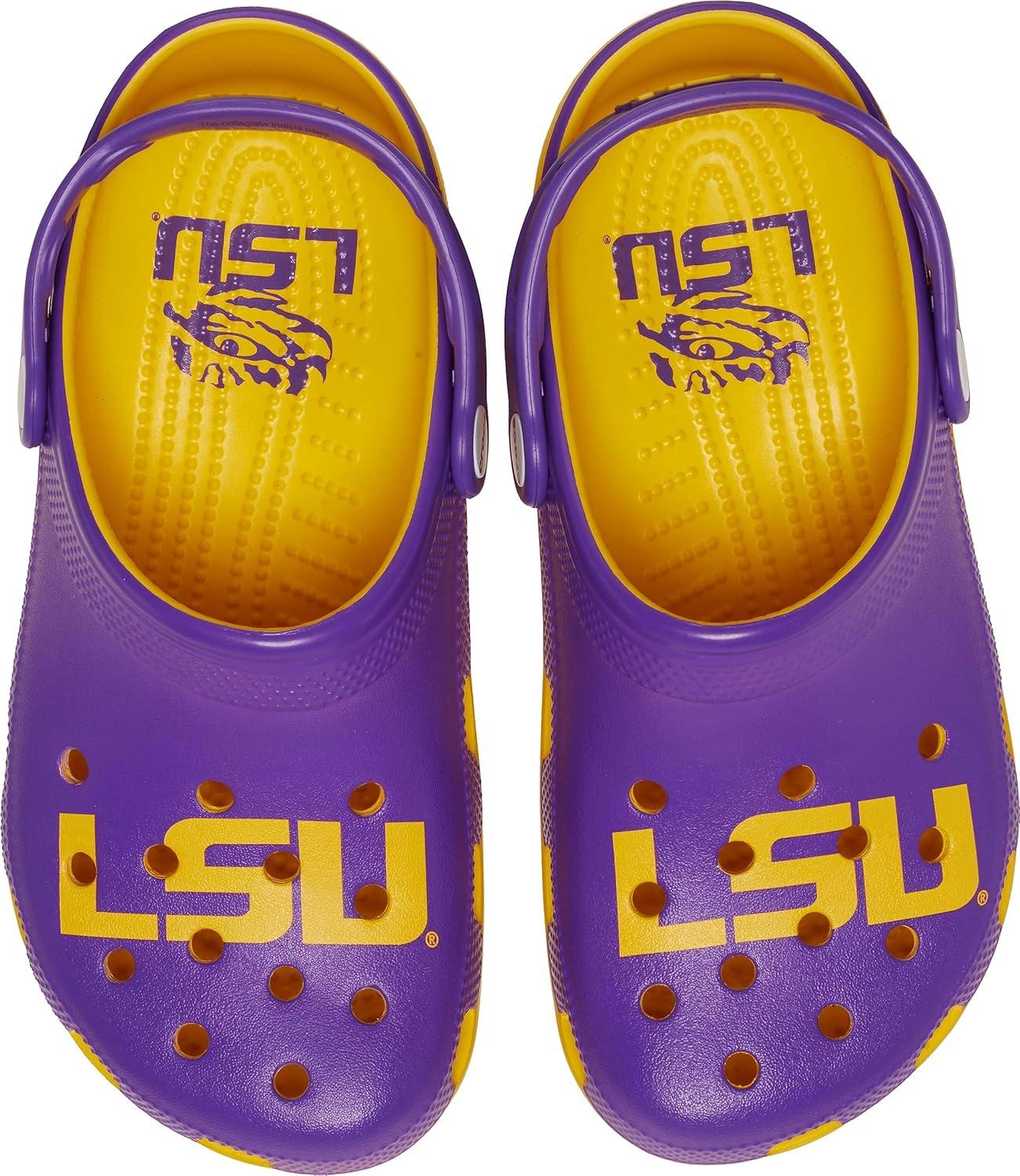 imageCrocs UnisexAdult Classic Collegiate ClogsLsu