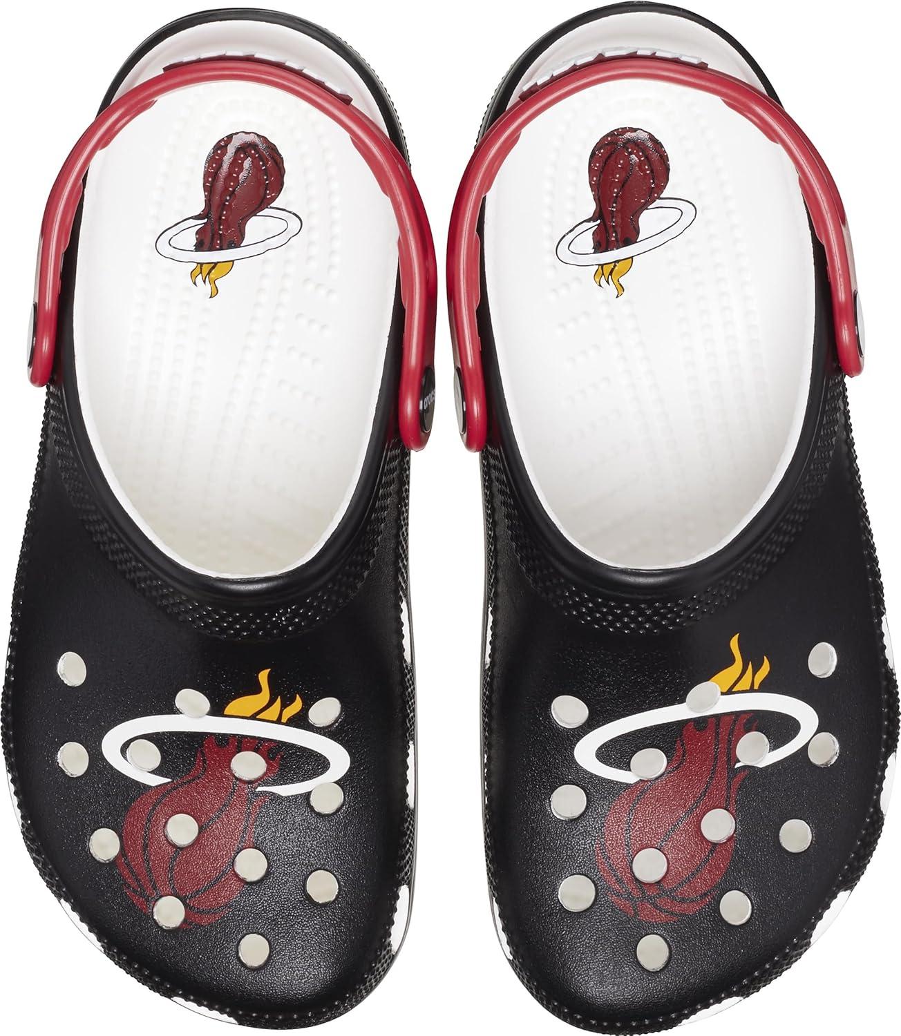 imageCrocs UnisexAdult Classic Collegiate ClogsMiami Heat