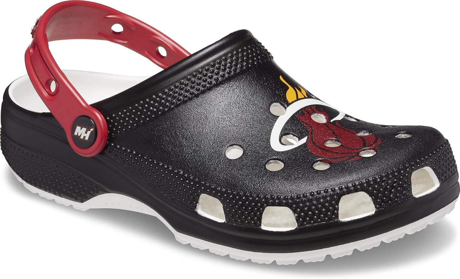 imageCrocs UnisexAdult Classic Collegiate ClogsMiami Heat