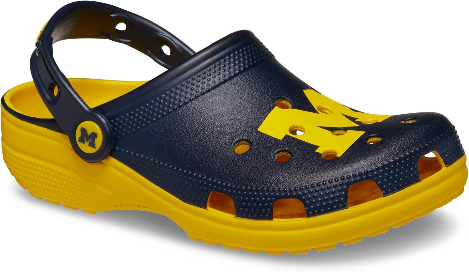 imageCrocs UnisexAdult Classic Collegiate ClogsMichigan