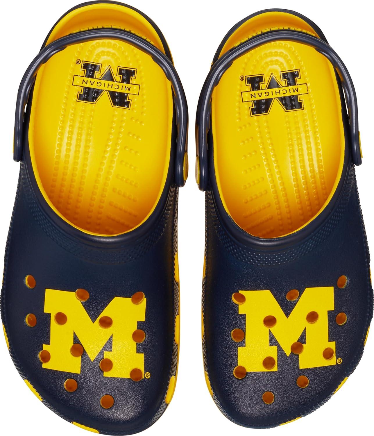 imageCrocs UnisexAdult Classic Collegiate ClogsMichigan
