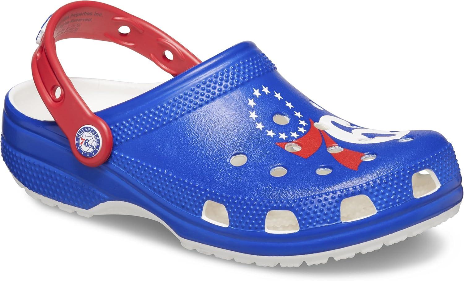 imageCrocs UnisexAdult Classic Collegiate ClogsPhiliadelphia 76ers
