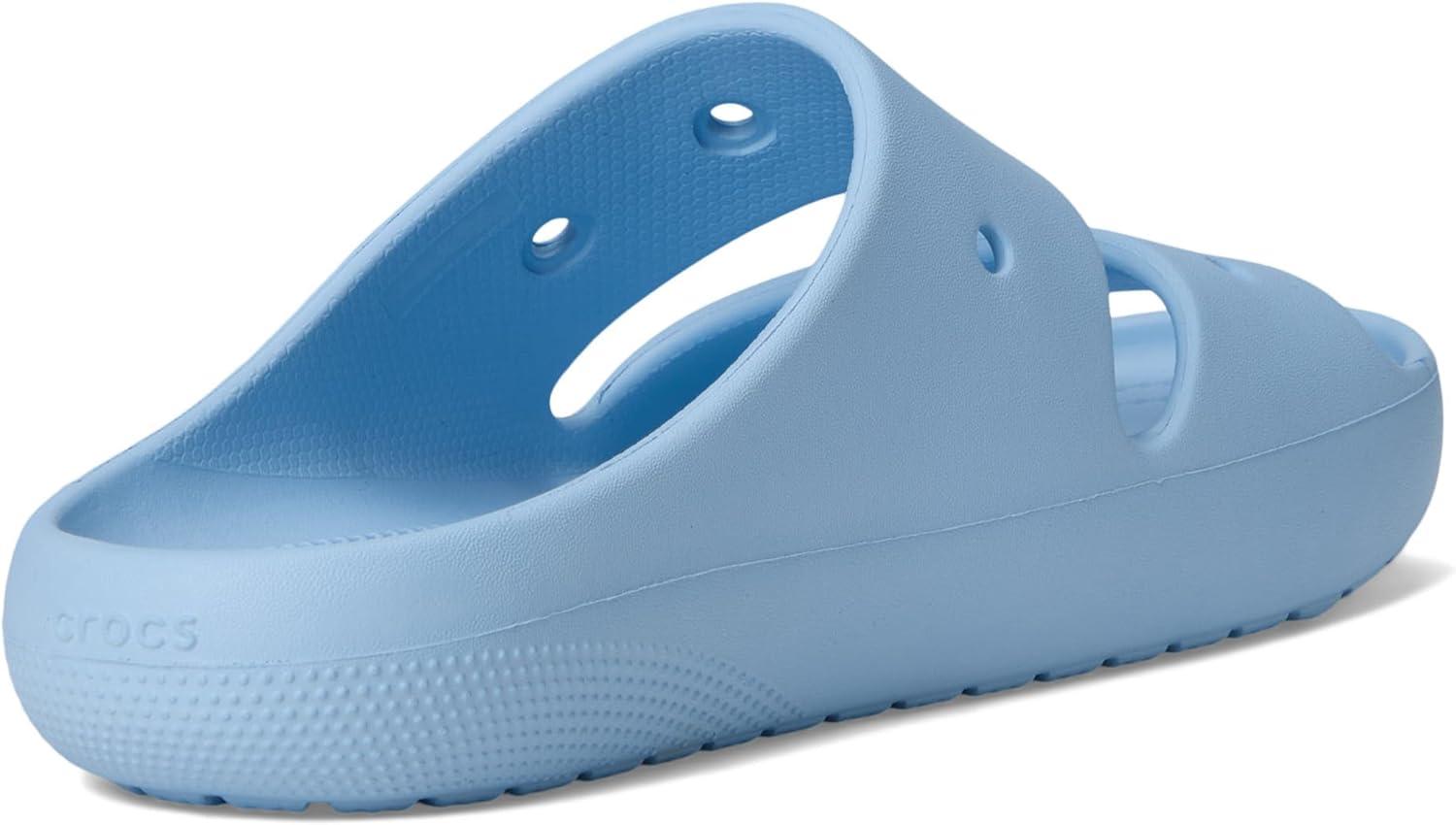 imageCrocs UnisexAdult Classic Sandal 20 SlideBlue Calcite