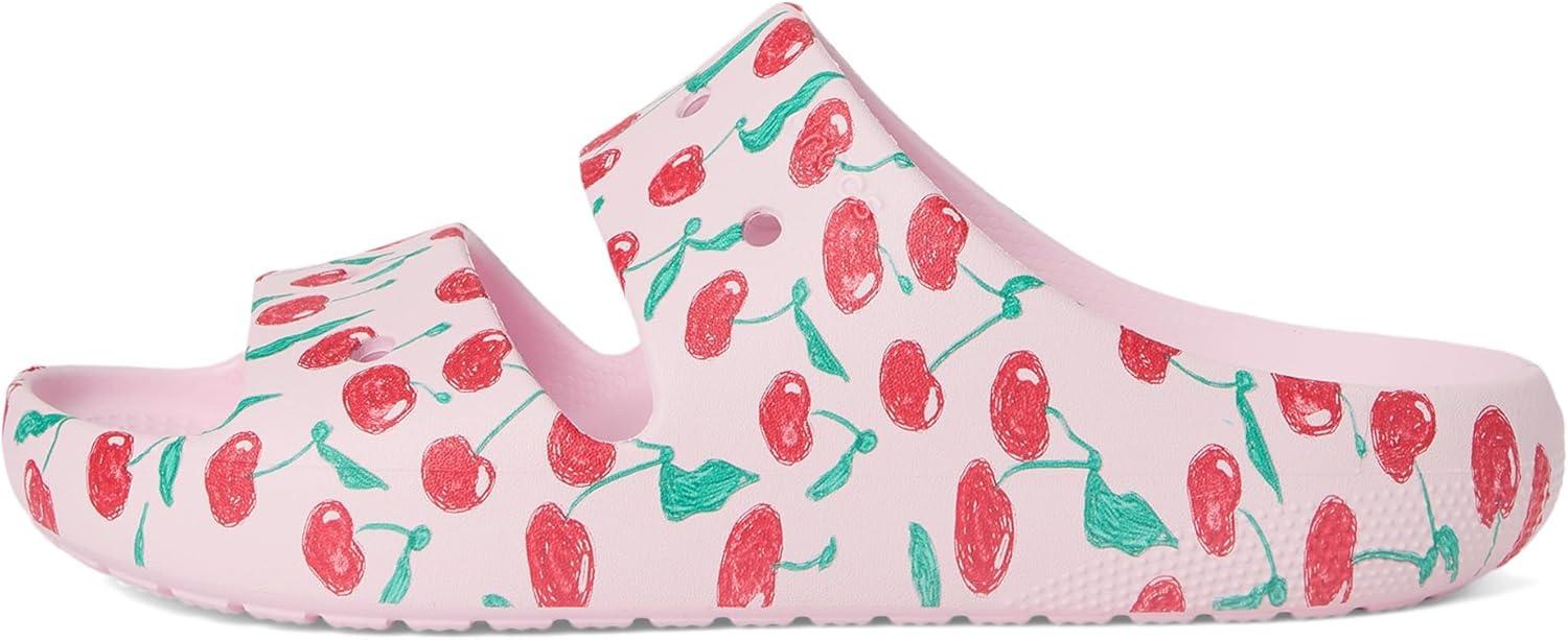 imageCrocs UnisexAdult Classic Sandal 20 SlidePink Milk