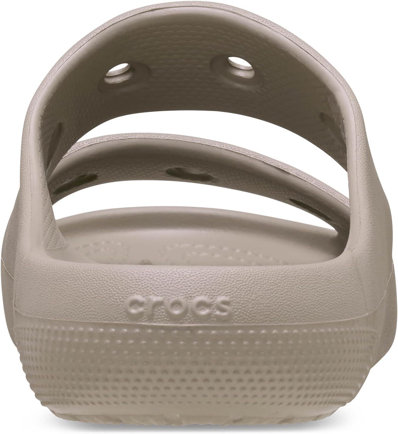imageCrocs UnisexAdult Classic Sandal 20 SlideTaupe
