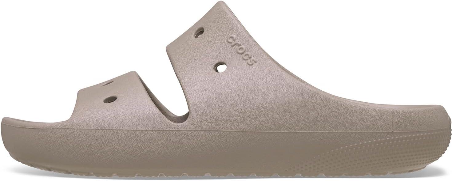 imageCrocs UnisexAdult Classic Sandal 20 SlideTaupe